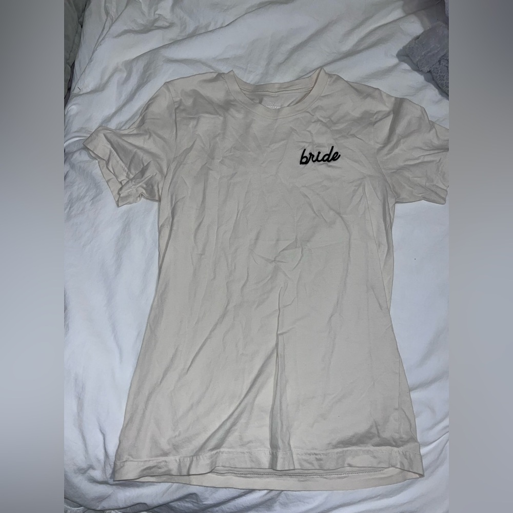 Cream 'Bride' T-Shirt